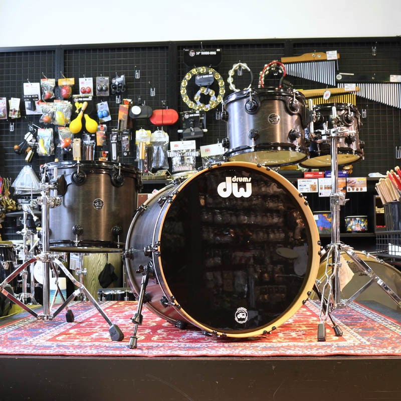 dw 1997's Collector's Maple 4pc Drum Kit Ebony Satin Oilの画像